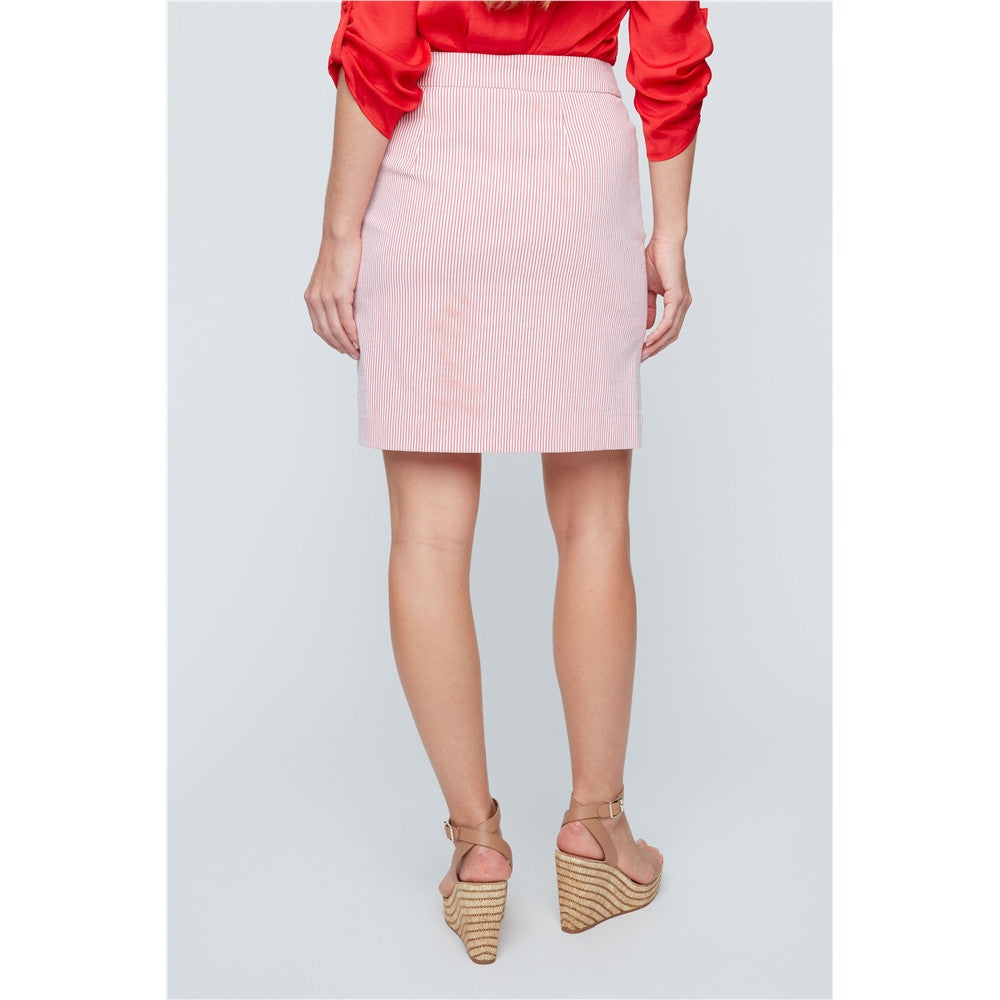 Jupe-culotte rayée