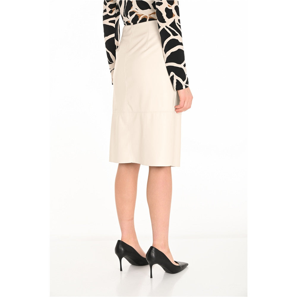 Jupe en cuir vegan