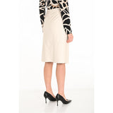 Jupe en cuir vegan