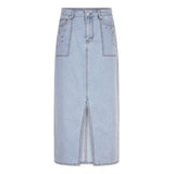 Jupe en denim avec détails & strass