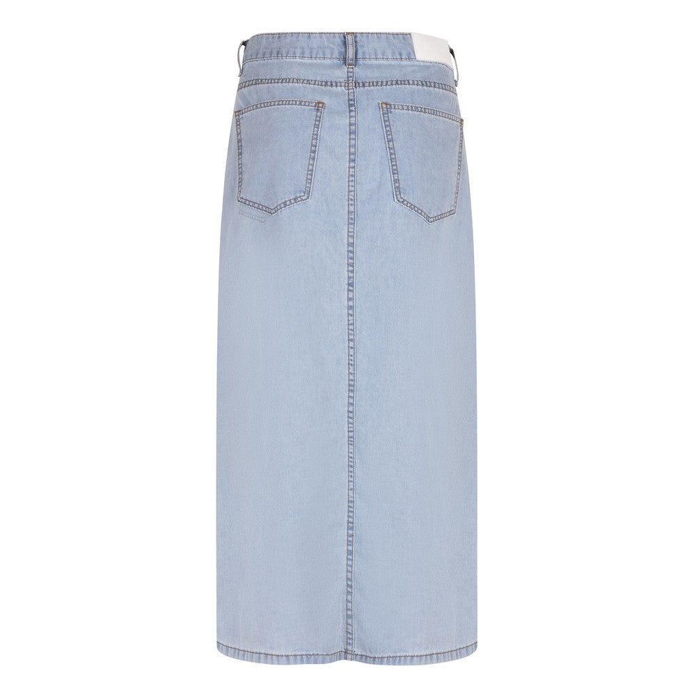 Jupe en denim avec détails & strass