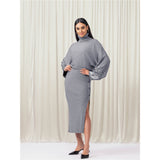 Jupe en tricot - Taille : SMALL - Couleur : Gris