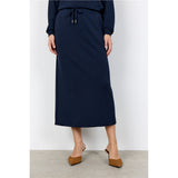 Jupe longue à taille élastique - Taille : XSMALL - Couleur : Marine