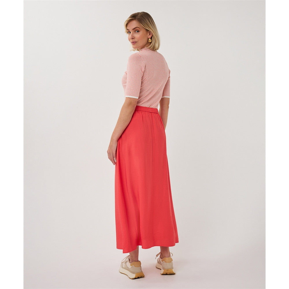 Jupe longue à taille élastique