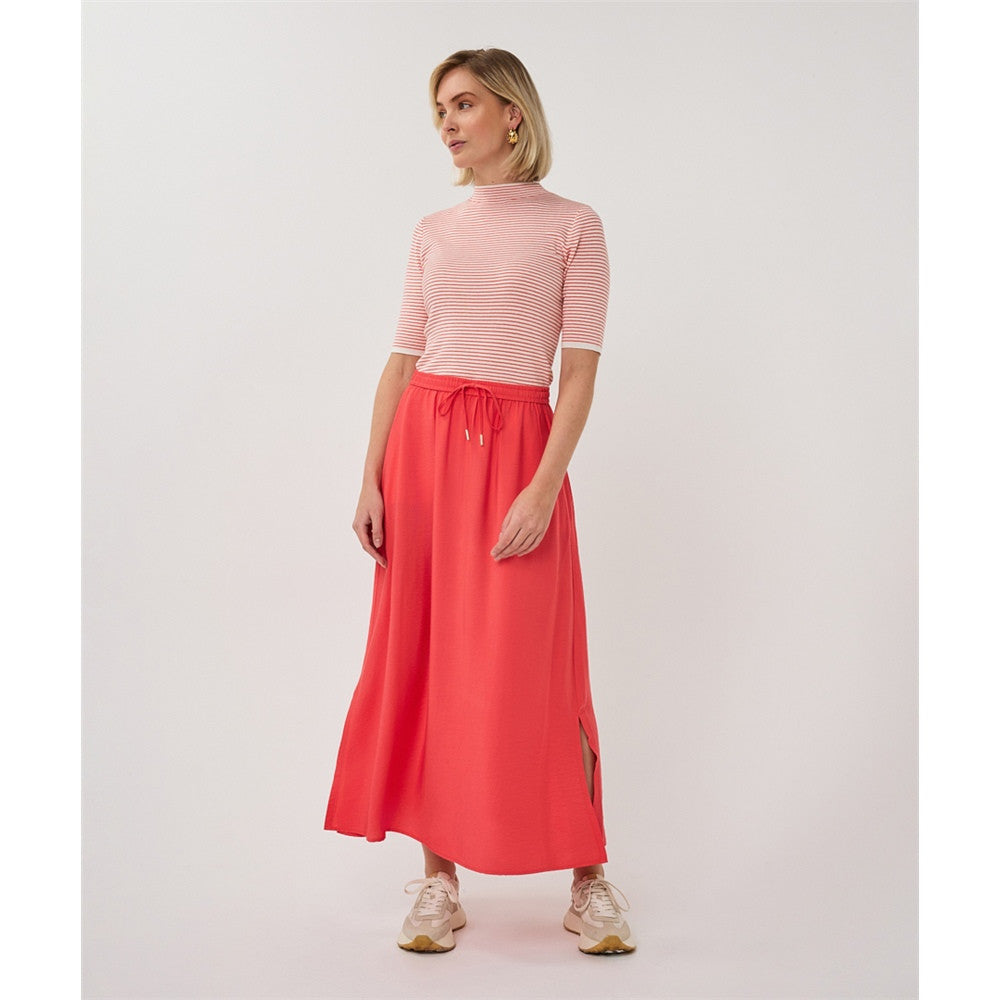 Jupe longue à taille élastique