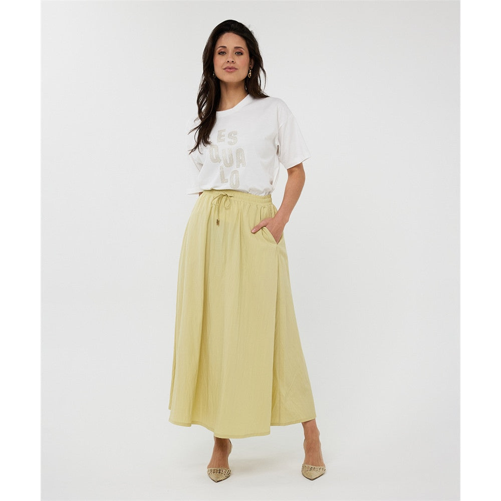 Jupe longue avec taille élastique