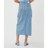 Jupe longue en denim