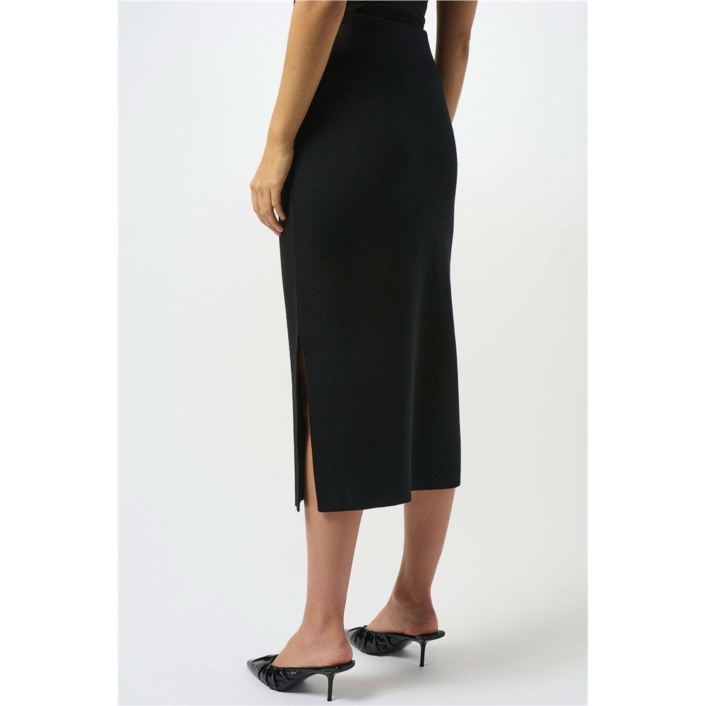 Jupe midi en tricot pull