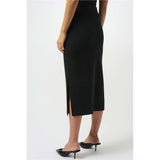 Jupe midi en tricot pull