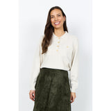 Kenny | Chandail polo en maille - Taille : XSMALL - Couleur : Sable