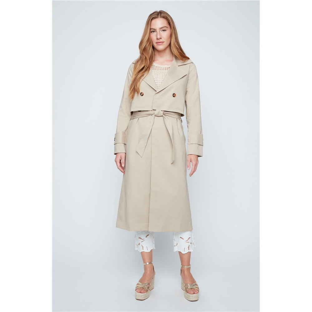 Le Trench modulable - Taille : XSMALL - Couleur : Cashew