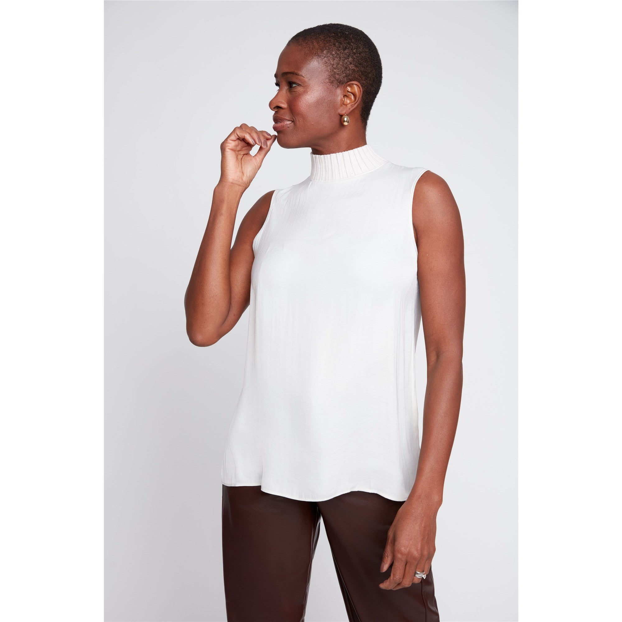 Léa | Blouse sans manches - Taille : XLARGE - Couleur : Crème