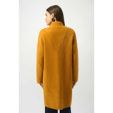 Manteau en tricot avec fil à plumes