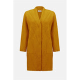 Manteau en tricot avec fil à plumes