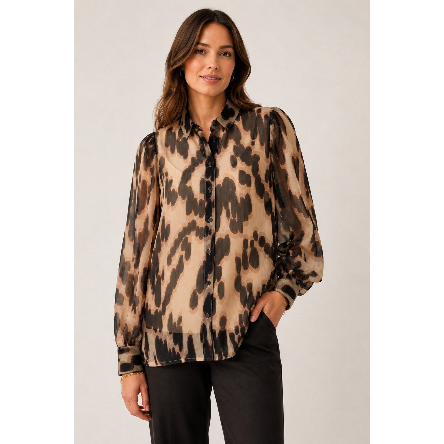Mona | Blouse imprimé animal - Taille : 6 - Couleur : Multicolore