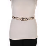 Nash | Ceinture imprimé serpent - Taille : SMALL - Couleur : Or
