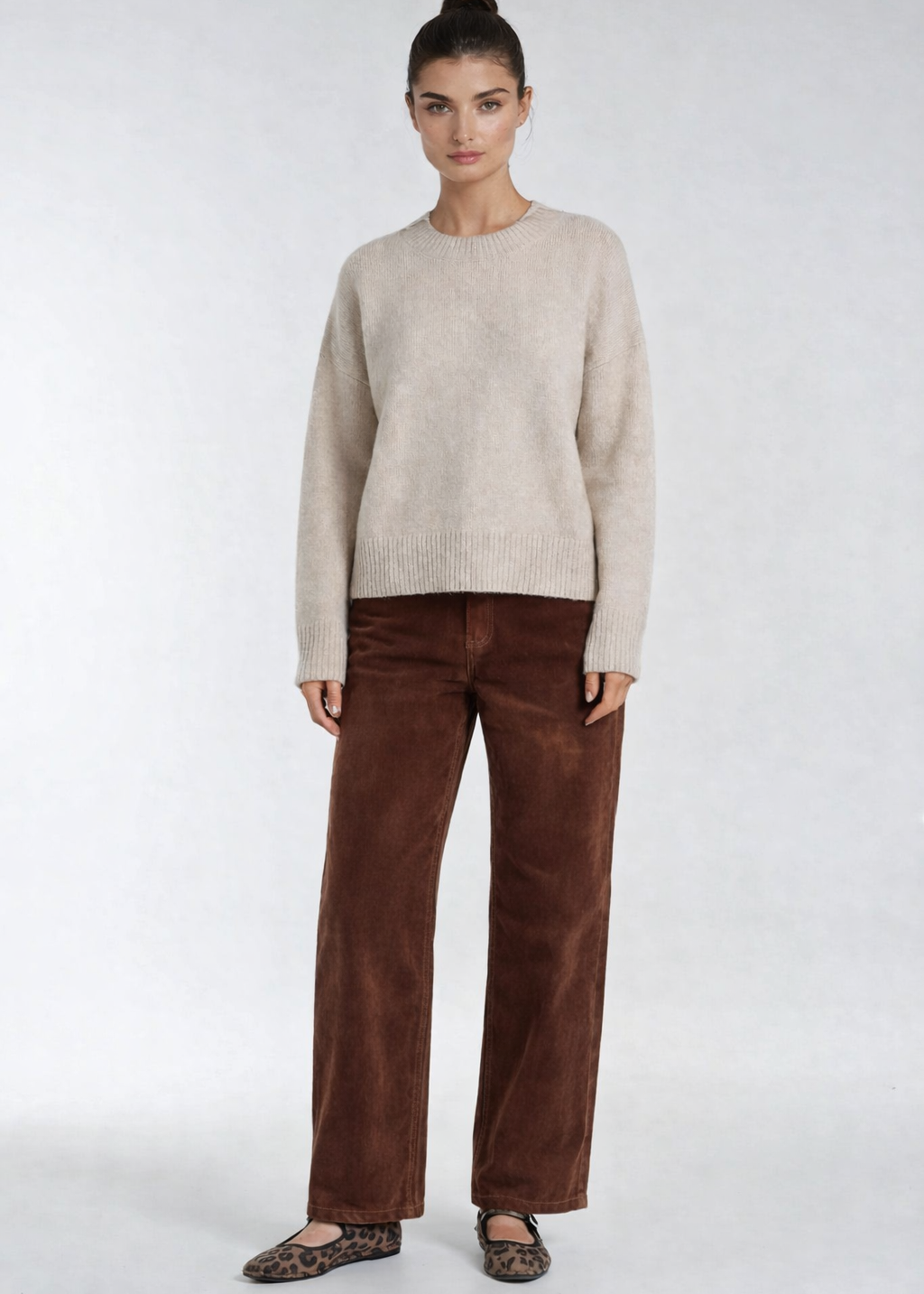 Terra | Pantalon en velours avec fermoir