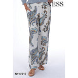 Palazzo imprimé paisley - Taille : MEDIUM - Couleur : Bleu/Multi
