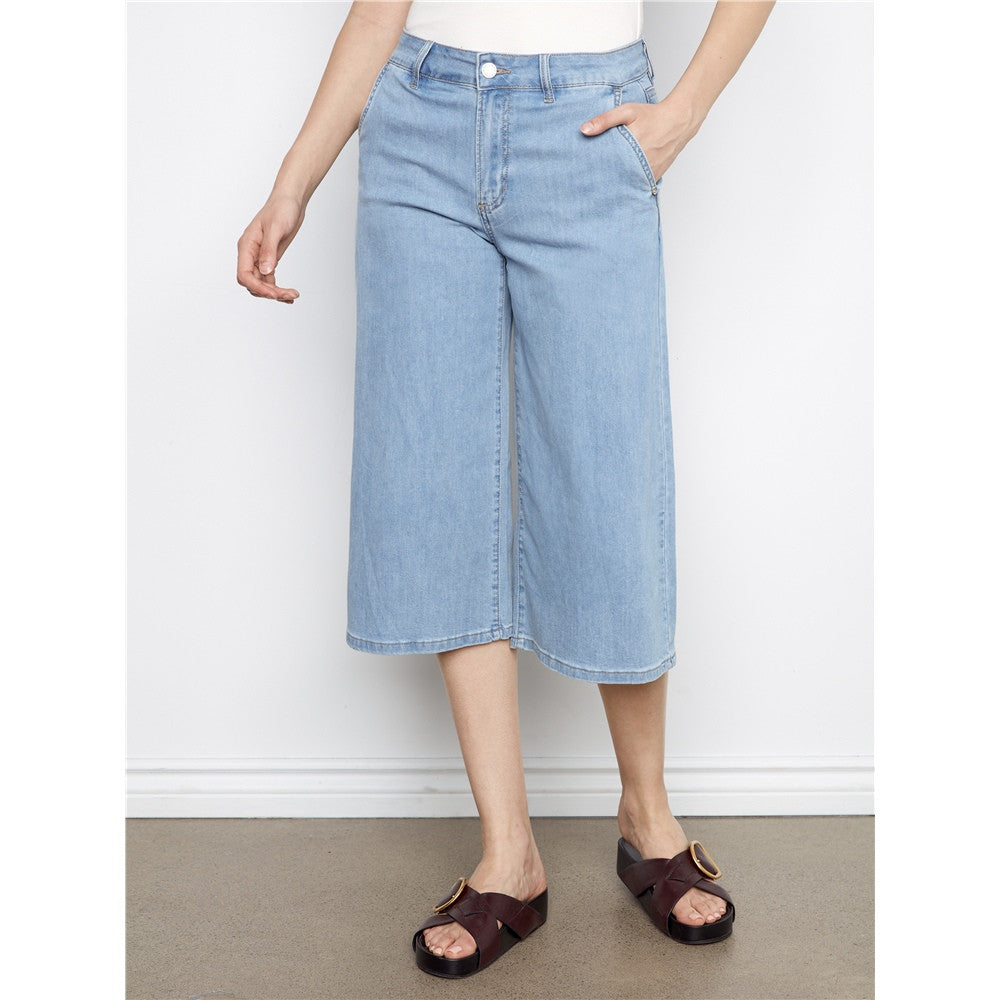 Pantacourt en denim
