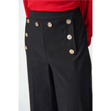 Pantalon à boutons dorés
