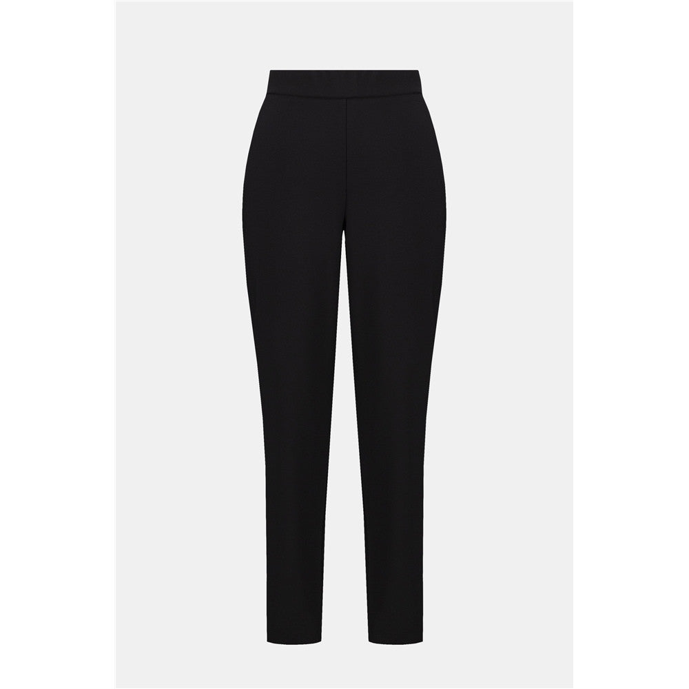 Pantalon a coupe ajustée à enfiler en sergé