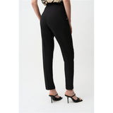 Pantalon a coupe ajustée à enfiler en sergé