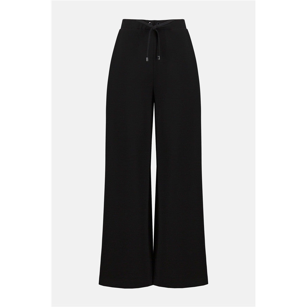 Pantalon à enfiler à jambe large en jersey