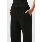 Pantalon à enfiler à jambe large en jersey
