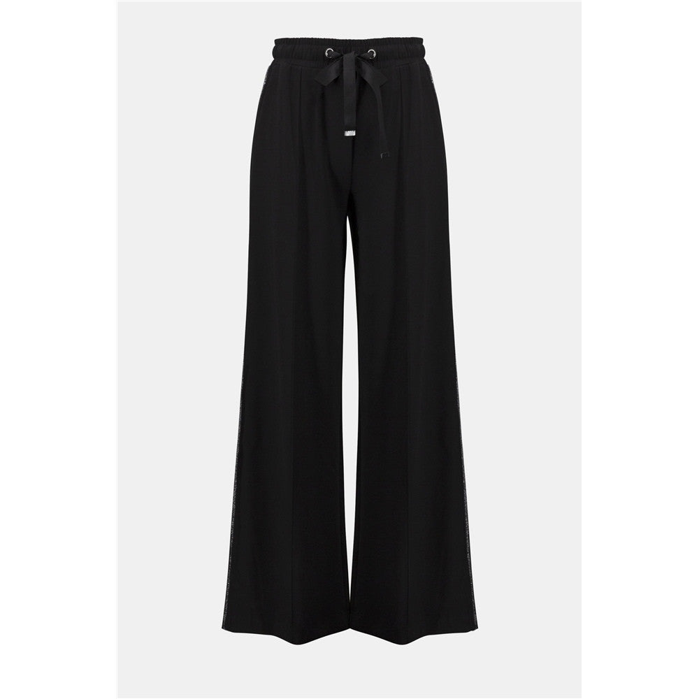 Pantalon à enfiler à jambe large en jersey de scuba