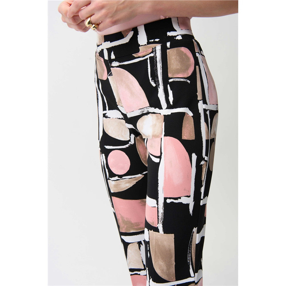 Pantalon à enfiler imprimé abstrait