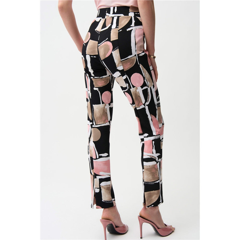 Pantalon à enfiler imprimé abstrait