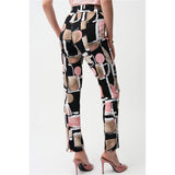 Pantalon à enfiler imprimé abstrait