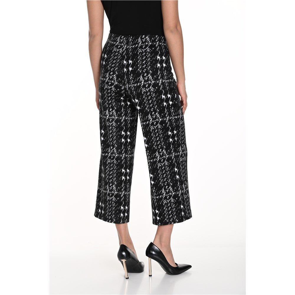 Pantalon à enfiler pied-de-poule