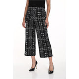 Pantalon à enfiler pied-de-poule