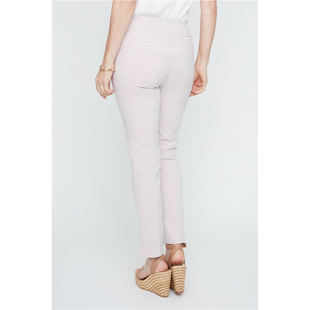Pantalon à fines rayures verticales