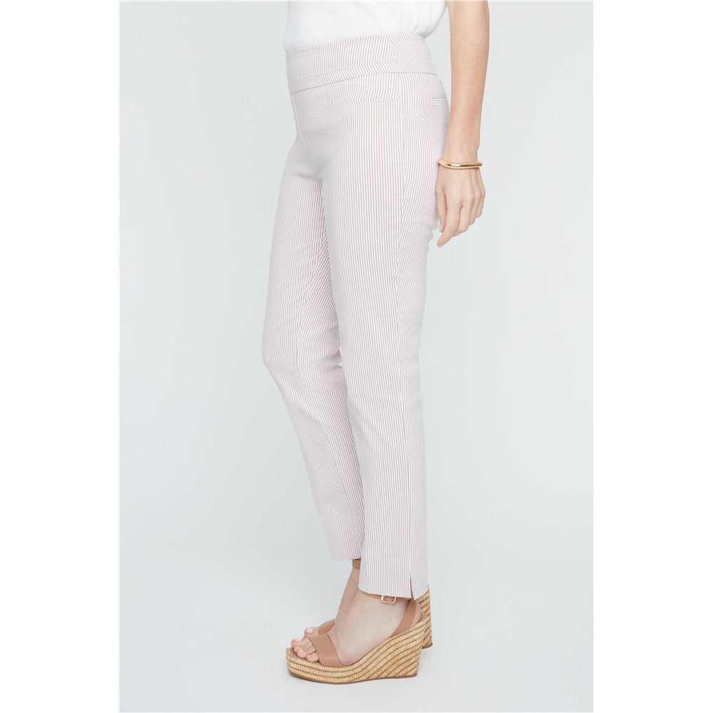 Pantalon à fines rayures verticales