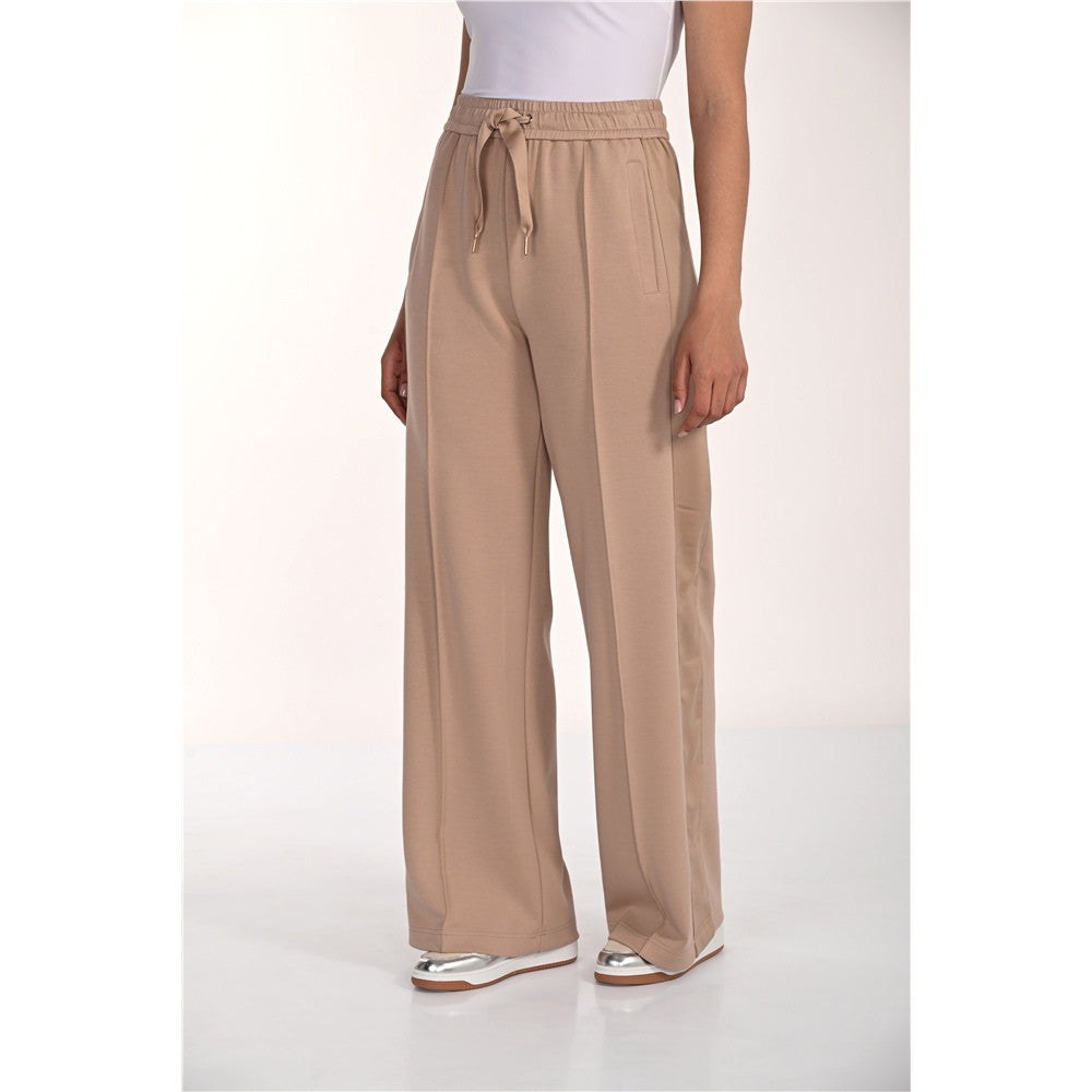 Pantalon à taille élastique - Taille : XSMALL - Couleur : Taupe