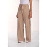 Pantalon à taille élastique - Taille : XSMALL - Couleur : Taupe