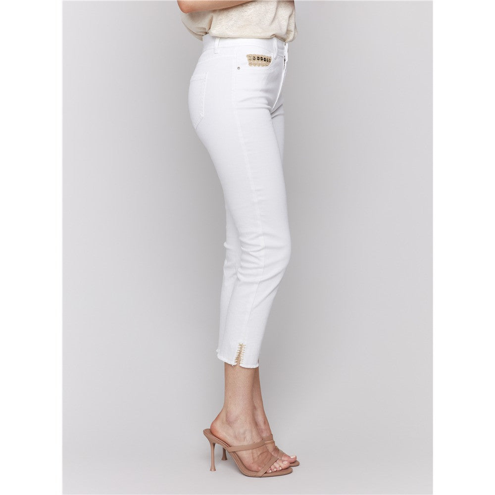 Pantalon ajusté 7/8