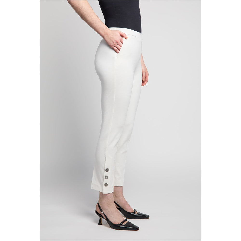 Jennifer | Pantalon aux chevilles - Taille : XXLARGE - Couleur : Blanc Hiver
