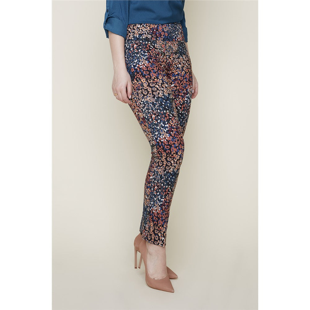 Pantalon aux chevilles imprimé