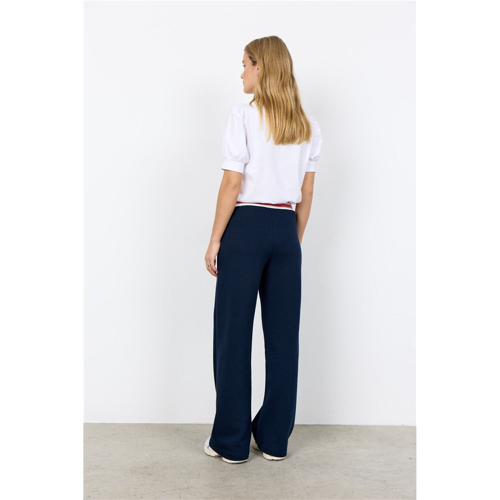 Pantalon avec bande contrastante