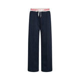Pantalon avec bande contrastante