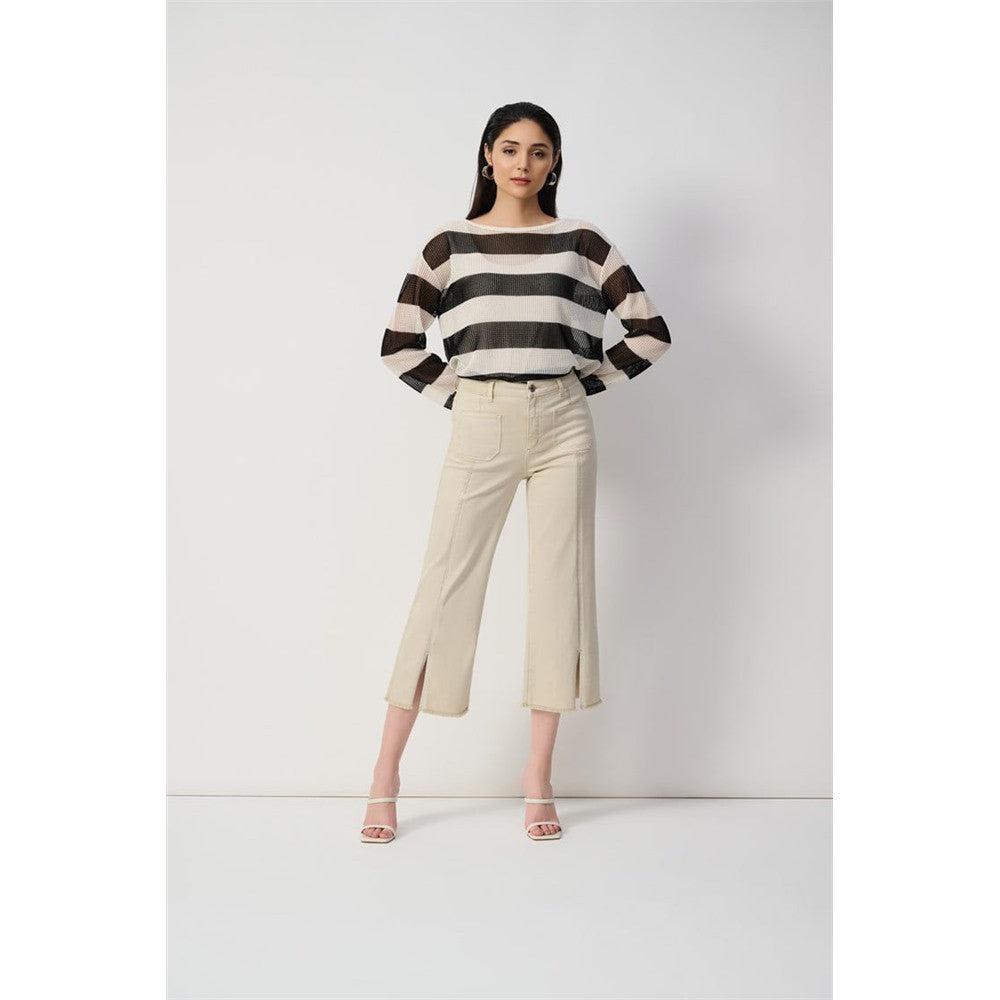 Pantalon avec couture avant ornée