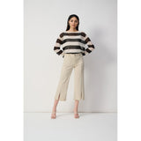Pantalon avec couture avant ornée