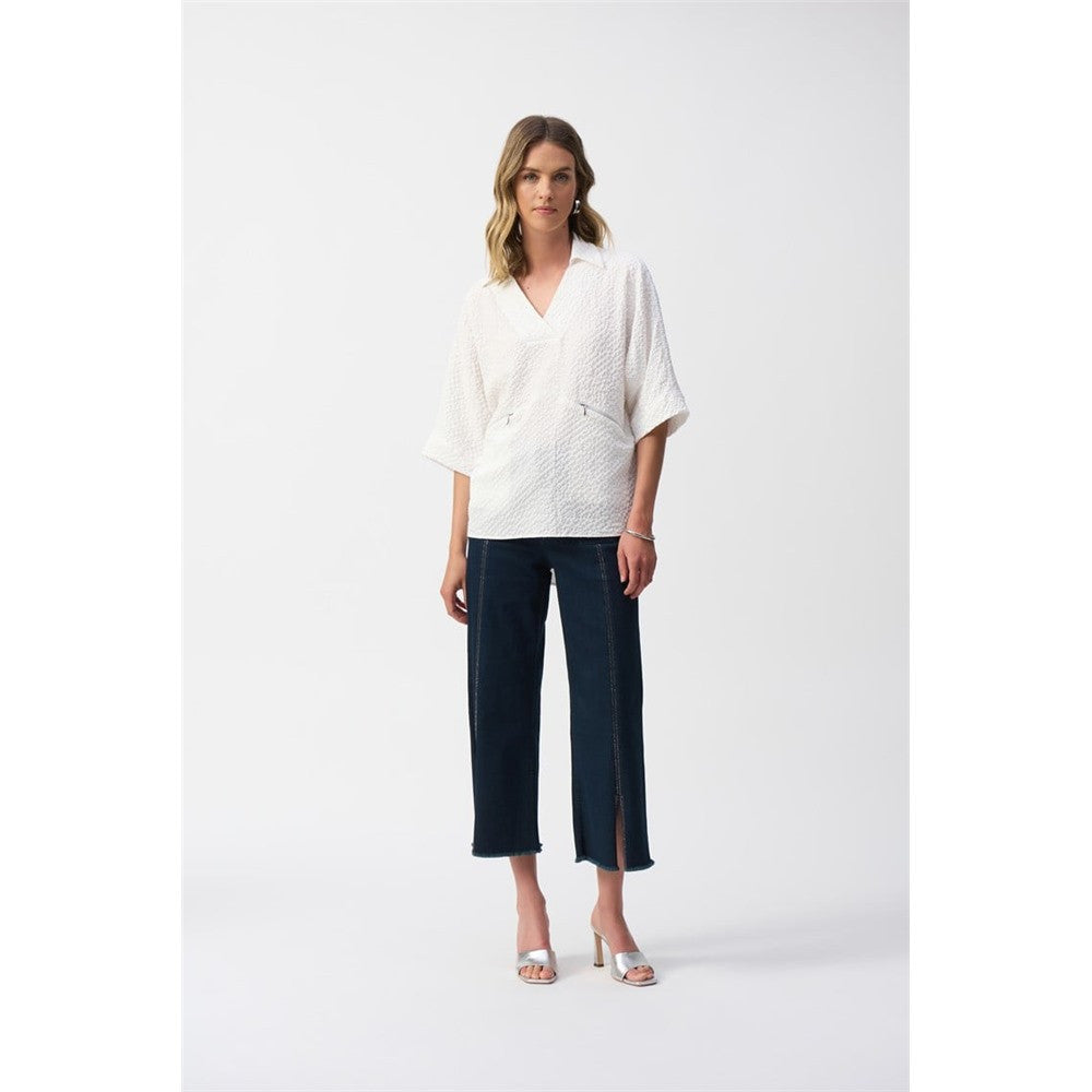 Pantalon avec couture ornée au devant