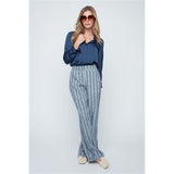 Pantalon avec rayures verticales