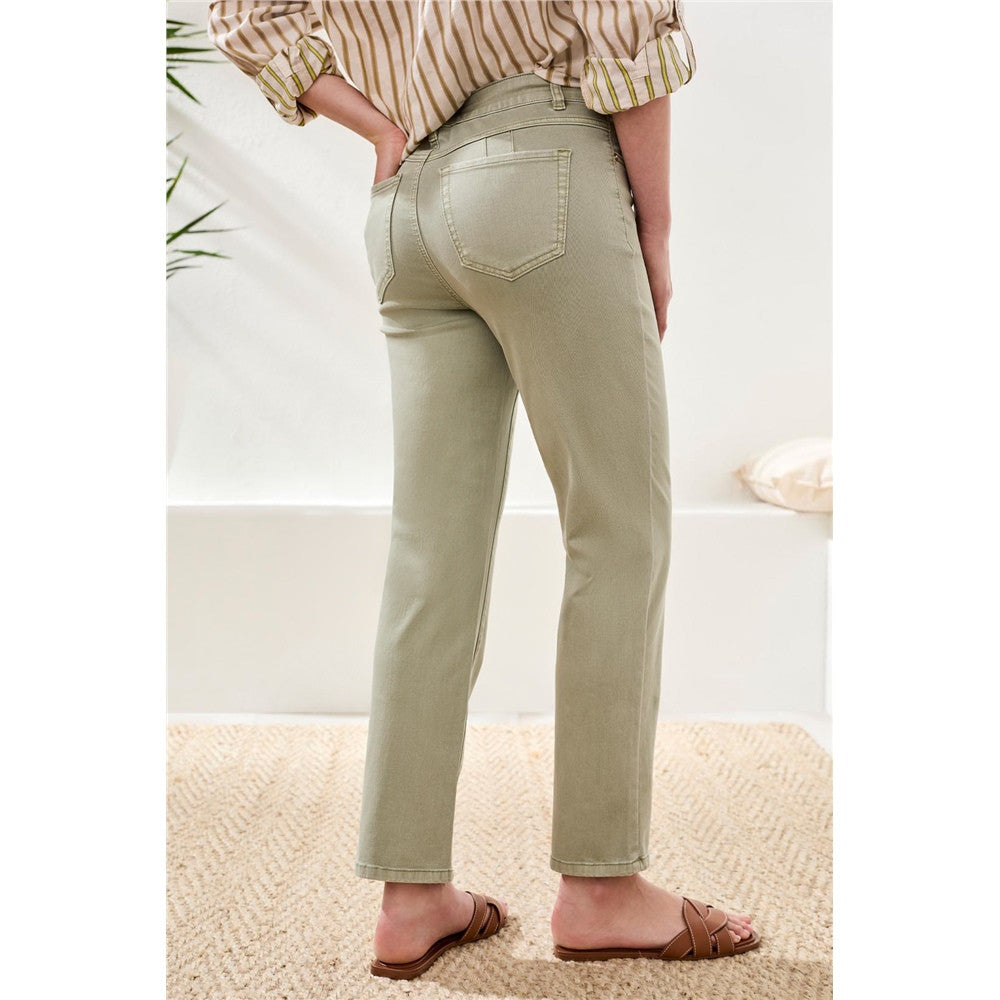 Pantalon cheville avec fermoir