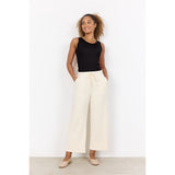 Pantalon confort à taille élastique et cordon