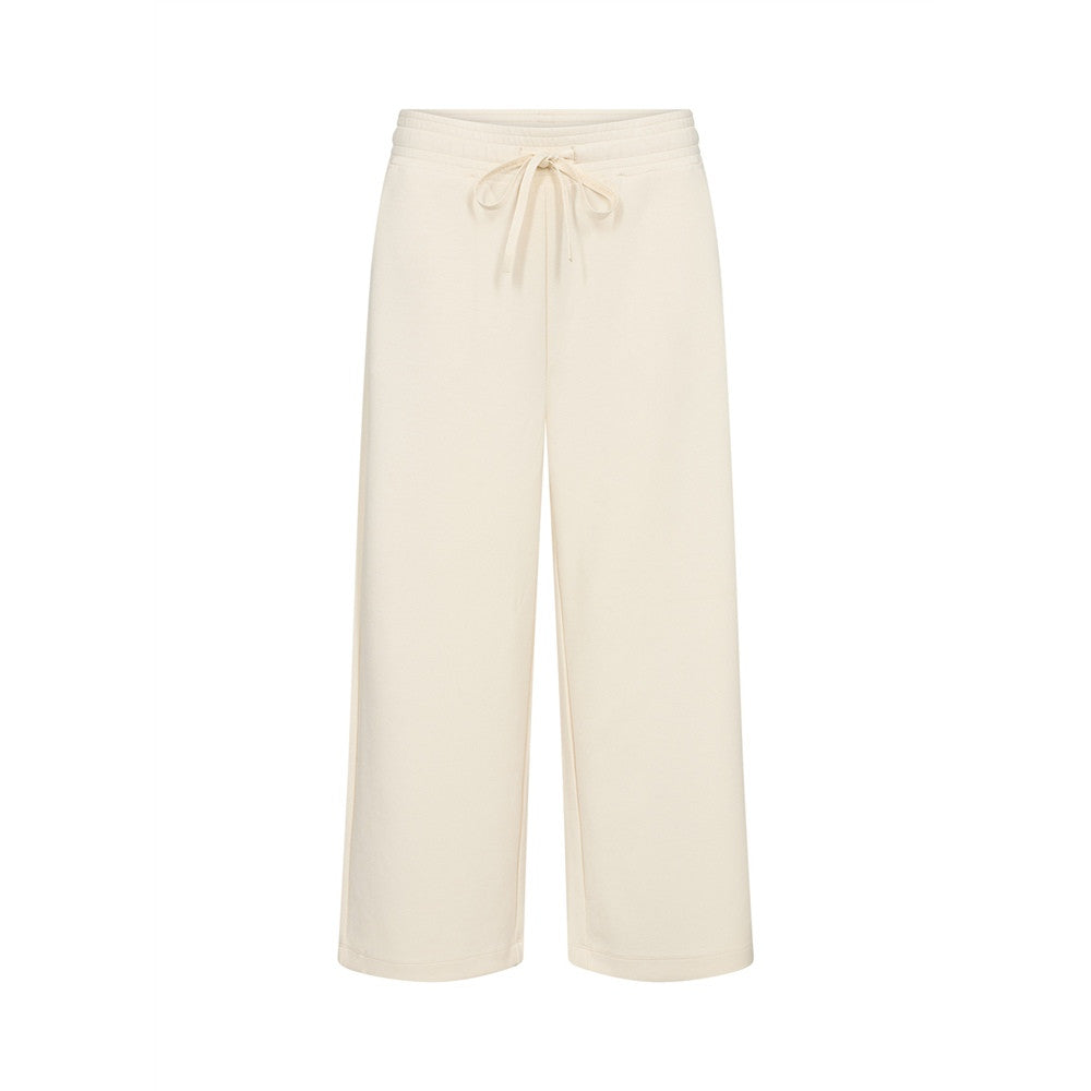 Pantalon confort à taille élastique et cordon
